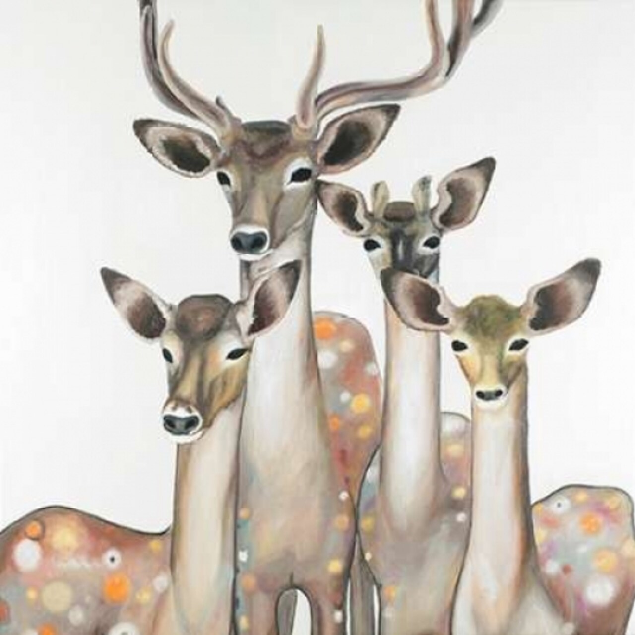 Group of Abstract Deers Poster Print by Atelier B Art Studio - Item # VARPDXBEGANI238